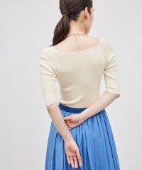 ROPE'/【WEB限定】Washable Silk 5分袖リブニット/506083883