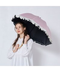 Refume/ 日傘 完全遮光 長傘 遮光率100% 軽量 遮光 晴雨兼用 UVカット Refume レフューム レディース 雨傘 傘 遮熱 雨具 無地 紫外線対策 切替 フ/503997393