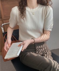 AMOUR BOX/アムールボックス AMOUR BOX パフスリーブサマーニット/504826819