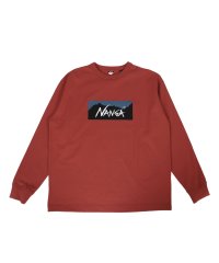 NANGA/ NANGA ナンガ Tシャツ 長袖 ロンT エコ ハイブリッド ボックスロゴ メンズ ECO HYBRID BOX LOGO LS TEE ブラック ホワイト/505296312