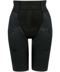 Wing/ウイング Wing ガードル ウエストのハミ肉すっきり おなか押さえ ヒップアップ 少し高めのウエスト丈 【ハミデンヌ】 吸汗速乾性(身生地部) ロング丈【返品/506083434