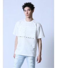 semanticdesign/星条旗エンボス クルーネック半袖Tシャツ メンズ Tシャツ カットソー カジュアル インナー トップス ギフト プレゼント/506084124