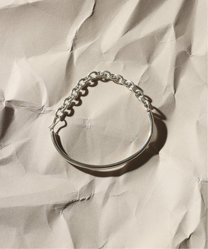 スピックアンドスパン◇Lilas TREND 2連パイプUチェーンリングK10 スピックアンドスパン◇Lilas TREND 2連パイプUチェーンリング