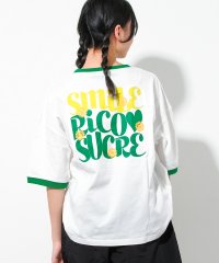 RiCO SUCRE/リコ シュクレ RiCO SUCRE バックプリントリンガーT/506084459