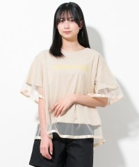 RiCO SUCRE/リコ シュクレ RiCO SUCRE チュール重ね半袖T/506084463