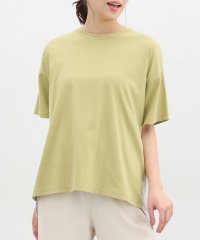 Honeys/異素材使いＴシャツ トップス カットソー 半袖 接触冷感 重ね着風 レディース 夏 /506084590