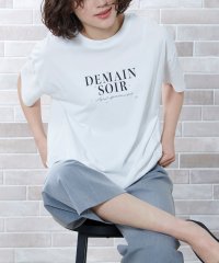 Honeys/パール付ロゴＴシャツ トップス Tシャツ レディース 白 きれいめ 大人カジュアル /506084595