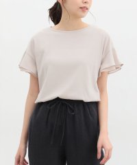 Honeys/フリル袖Ｔシャツ Tシャツ カットソー きれいめ レディース 半袖 おしゃれ 人気 綿 /506084600