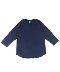 Good On/ Good On グッドオン Tシャツ 7分袖 ラグラン カットソー ロンT 長袖 メンズ VINTAGE DYE BASEBALL TEE ブラック ネイビー/506084667