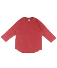 Good On/ Good On グッドオン Tシャツ 7分袖 ラグラン カットソー ロンT 長袖 メンズ VINTAGE DYE BASEBALL TEE ブラック ネイビー/506084667