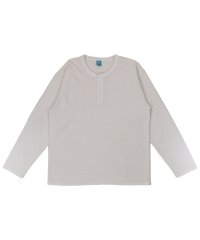 Good On/ Good On グッドオン Tシャツ 長袖 ロンT ヘンリー ネック カットソー メンズ L/S HENLEY TEE ブラック オフ ホワイト グレー ネイ/506084668