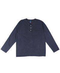 Good On/グッドオン Good On Good On グッドオン Tシャツ 長袖 ロンT ヘンリー ネック カットソー メンズ L/S HENLEY TEE ブラック オ/506084668
