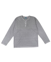 Good On/グッドオン Good On Good On グッドオン Tシャツ 長袖 ロンT ヘンリー ネック カットソー メンズ L/S HENLEY TEE ブラック オ/506084668