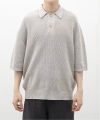 EDIFICE/LA BOUCLE (ラブークル) シルクリネン Space Dyed ポロシャツ/506085246