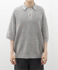 EDIFICE/LA BOUCLE (ラブークル) シルクリネン Space Dyed ポロシャツ/506085246