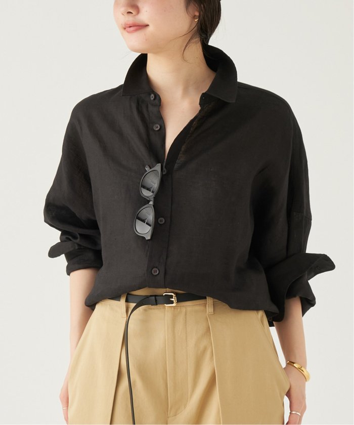 Plage - 週末お値下げ！Plage Linen Short シャツの通販 by り