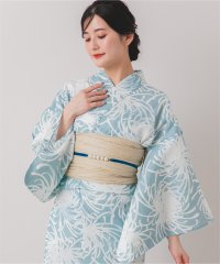 titivate/[単品]綿麻生地はんなり乱菊柄/レディース/リネン/浴衣単品/綿麻/乱菊/大人モダン/506091005