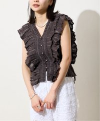 JOURNAL STANDARD/【SARA MALLIKA/サラマリカ】LUREX STRIPE SHIRRING FRILL 02141SH2/506091021