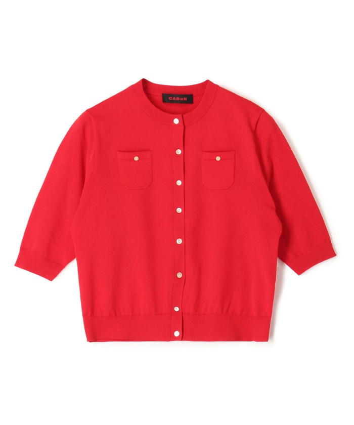 CABaN ファインポリエステル ハーフスリーブポケット