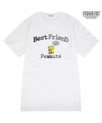  PEANUTS/ピーナッツ PEANUTS スヌーピー ウッドストック Tシャツ 半袖 刺繍 トップス SNOOPY PEANUTS/506084987
