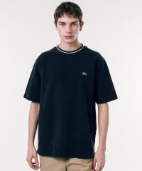 LACOSTE Mens/配色リブニットインディゴ鹿の子 半袖Tシャツ/506091378