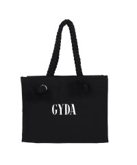 GYDA/GYDA ジェイダ トートバッグ キャンバス ショッパー風 レディース A4サイズ対応 軽い TOTE BAG ブラック アイボリー 黒 GY－B191/506091676