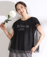 SHOO・LA・RUE　DRESKIP/チュールレイヤードロゴプリントTシャツ/506092089