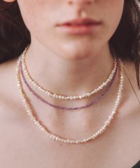 les bon bon/ルボンボン les bon bon 【les bon bon / ルボンボン】lavande choker BOB458 アメジスト 淡水パール silver9/506092127