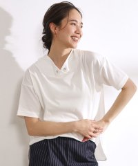 SHOO・LA・RUE　DRESKIP/リサイクル・ひんやり・洗える・UV 抜け襟Tシャツ/506092186