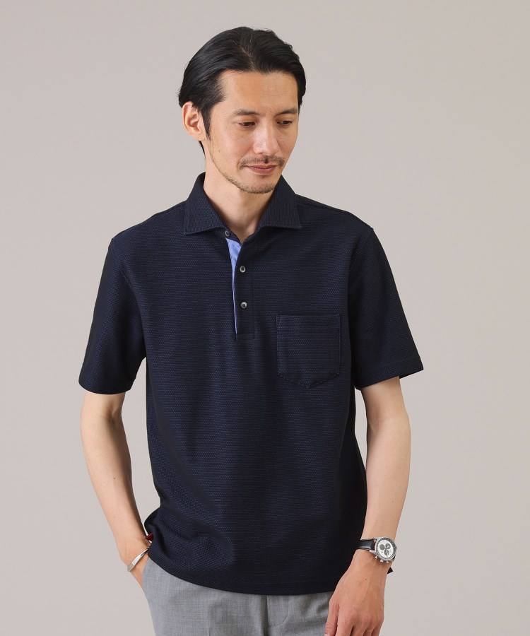 新品未使用✨さわやかカラータケオキクチTAKEO KIKUCHI 半袖ポロシャツ クーポン】【セール28%OFF】タケオキクチ TAKEO KIKUCHI 【抗菌