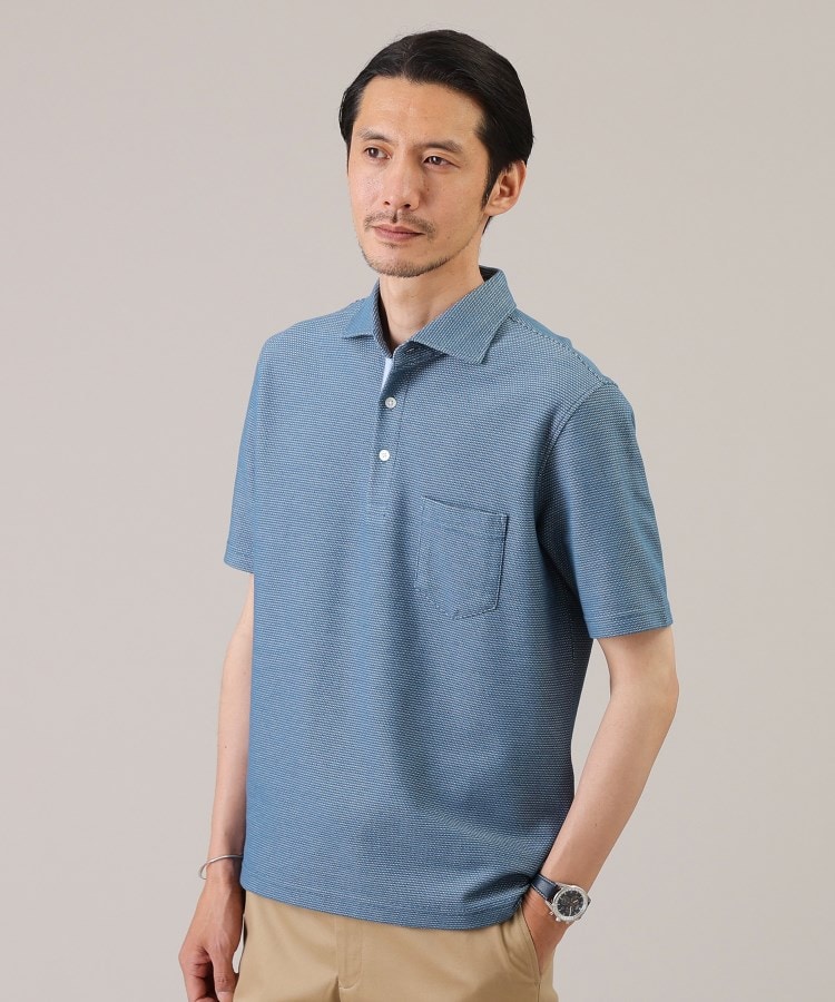 新品未使用✨さわやかカラータケオキクチTAKEO KIKUCHI 半袖ポロシャツ クーポン】【セール28%OFF】タケオキクチ TAKEO KIKUCHI 【抗菌