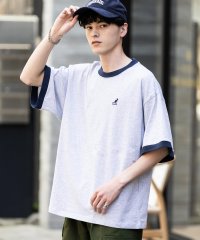 Rocky Monroe/KANGOL カンゴール Tシャツ 半袖 メンズ レディース カットソー オーバーサイズ ビッグシルエット リラックス ゆったり ラグラン クルーネック ロゴ刺/506092294