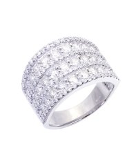 JEWELRY SELECTION/Pt900 天然ダイヤモンド 計2ct エタニティ プラチナリング 鑑別書付 7号/506092480