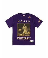 Mitchell & Ness/マジック・ジョンソン レイカーズ ヘビーウェイト プレミアム プレイヤー ショートスリーブ NBA HEAVYWEIGHT PREMIUM PLAYER/506092707