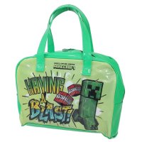 cinemacollection/マインクラフト プールバッグ ビニールトート クリーパー Minecraft ケイカンパニー ビーチバッグ サマーレジャー用品 ゲームキャラクター グッズ /506092763