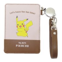 cinemacollection/ポケットモンスター 定期入れ リール付きパスケース ピカチュウ ポケモン マルヨシ 定期ケース ギフト プレゼント キャラクター グッズ /506092771