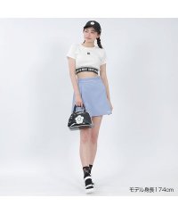 MARY QUANT/ロゴテープクロップド Tシャツ/506092847