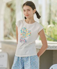 KUMIKYOKU KIDS/【150－160cm】【UVケア】グリーンバンド Tシャツ/506093022