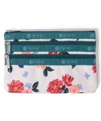 LeSportsac/3－ZIP COSMETICペインタリーフローラル/506064087