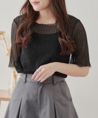 OLIVE des OLIVE/楊柳シフォン+キャミSET/506082234