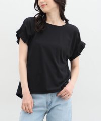 Honeys/袖タックＴシャツ Tシャツ カットソー きれいめ レディース 半袖 おしゃれ 人気 綿 /506084601