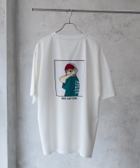 MAC HOUSE(men)/RED CAP GIRL レッドキャップガール ポンチ素材 バックプリントTシャツ 24342R/506084776