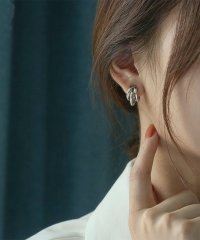 maison de LATIR/フォースメント Forcement ダブルフープピアス/506091919