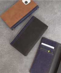 EDWIN/エドウィン EDWIN iPhone15 iPhone14 iPhone13 EDWIN エドウイン 手帳ケース デニムレザー PUレザー/506092964