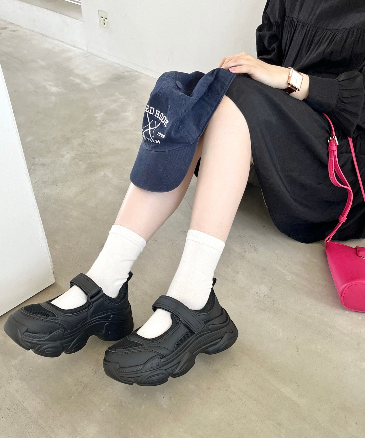 セール30%OFF】厚底ベルトスニーカー/OT3737(506093578