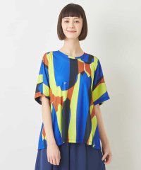 HIROKO BIS/アーティープリントドルマンスリーブTシャツ /洗える/506093892