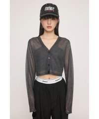 SLY/CROPPED SHEER カーディガン/506093901