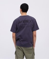 AVIREX/MIL. STENCIL OFFICIAL LOGO T－SHIRT / ミリタリー ステンシル オフィシャルロゴ Tシャツ /506093980