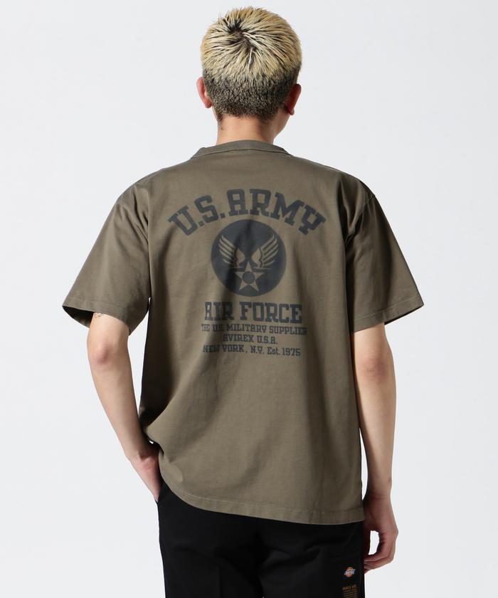 MIL. STENCIL T－SHIRT US ARMY AIR FORCE / ミリタリー
