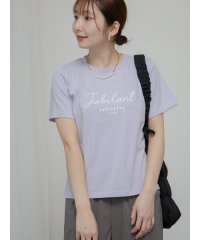 Te chichi TERRASSE/【抗菌防臭】箔ロゴプリントTシャツ/506094473